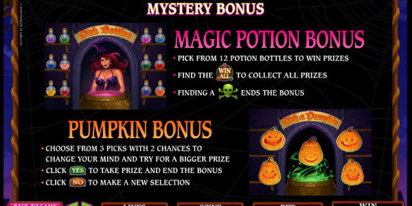Lucky Witch MCPcom Microgaming pay2