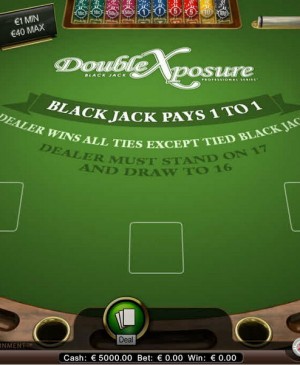 Double Exposure Blackjack Pro Series MCPcom NetEnt