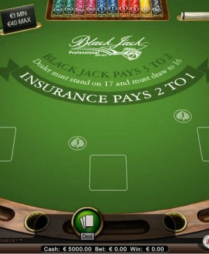 Blackjack Professional Series MCPcom NetEnt