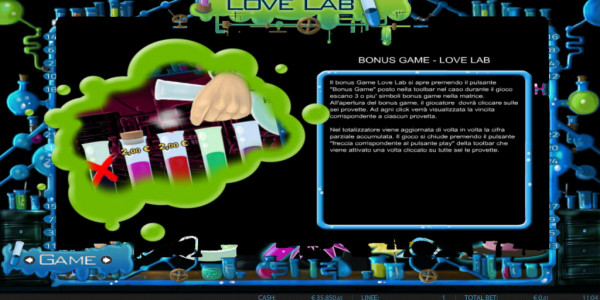 Love lab mcp paytable