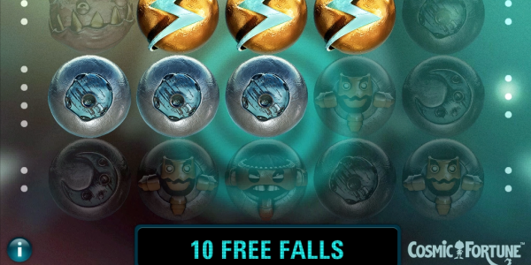 Screenshot Cosmic fortune smw main free falls win